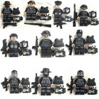 Karinio specialiojo būrio ginklų arsenalo modelis, armijos SWAT policijos kariai, klasikinės minifigūrėlės, žaislai, Kalėdų, gimtadienio, Naujųjų metų dovanos berniukams, vaikams No Box