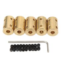 5 vnt. RC veleno movų rinkinys Universalus 5?5 mm žalvario veleno mova jungtis variklio velenui