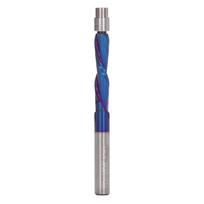 Paviršiaus frezavimo bitas, viršutinio pjovimo, CNC spiralinis frezavimo frezeris, 14 mm kotas, vientisas karbidas, su guoliu