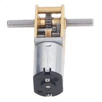 DC12V Sraigtinis reduktorius Dvigubas velenas 120RPM Didelė galia Mažas triukšmas Didelis efektyvumas Greičio mažinimas
