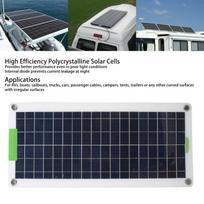 100W Saulės baterijų rinkinys 220W Inverteris MPPT Valdiklis Dviguba USB išvestis Saulės įkrovimo panelė laukui