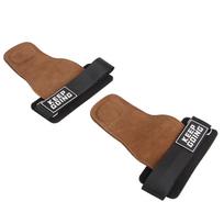 2 Pcs Pull Up Hand Grips 3 Layer Thickened Leather Anti Slip Horizontal Bar Gymnastics Palm