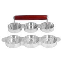 Hamburger Press Patty Mold Mini Burger Press Maker for Outdoor Picnic Camping Barbecue L(for 6.5-9kg)