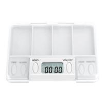 Portable Smart Medication Reminder Box Electronic Medicine Dispenser Digital Medicine Storage Case balta