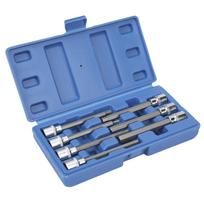 7pcs 38in Square Hex Key Wrench Bit Socket Set Extra Long Chromium Vanadium Steel for Home Car gray