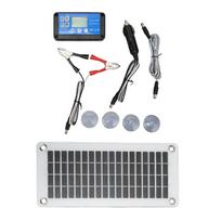 12V 30W Saulės baterijų rinkinys Nešiojamas saulės baterijų modulis su valdikliu Fiksuotas siurbtukas skirtas