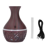 Aromaterapinis difuzorius 300 ml, maitinamas USB, medžio imitacijos, itin tylus, LED naktinė lemputė, stalinis drėkintuvas skirtas