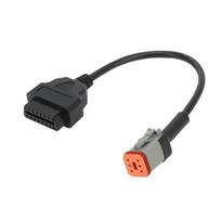 Motociklo OBD2 6 kontaktų diagnostinis adapteris Patogus kabelis Ekonomišnas degalų sąnaudos Saugiam važiavimui