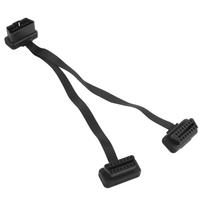 16 kontaktų OBD prailginimo laidas tiesus tėtis į dvigubą tiesų mamą Y skirstytuvo adapterio jungtį OBD2