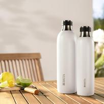 BRITA sodaTRIO gertuvė gazavimo aparatui, nerūdijantis plienas, 0.65l, balta