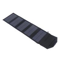 Saulės baterija 15W 5V Dviguba USB išvestis Nešiojama sulankstoma saulės įkrovimo plokštė laukui