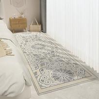 Naktinio staliuko kilimėlis Miegamojo lengvo prabangos namų kambario Naktinio staliuko kilimėlis Ilgas kilimėlis Svetainės Neslystantis Paprastas 40x120cm