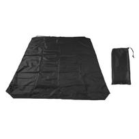Automobilio stogo bagažinės dangtis, krovinių laikiklis, atsparus vandeniui, lietui, dulkėms, skirtas SUV, kelionėms lauke, 210D sidabru dengtas 170 X 145cm / 66.9 X 57.1in