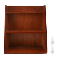 Desktop Sundries Organizer Vintage Multi Layer Wood Desktop Sundries Storage Shelf for Perfume