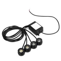12V 6W 4in1 LED Erelio Akies Avarinė Mirksinti Lempa Belaidė DRL Nuotolinio Valdymo Dienos Važiavimo Žibintas