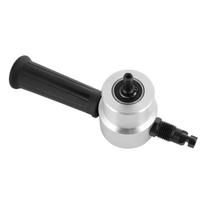 160A Hand Sheet Metal Nibbler Saw Cutter Dual Head Metal Cutting Tool Power Drill Attachment