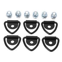 6 vnt. V žiedo tvirtinimo inkarai su M12 varžtais, tvirtas plieninis prikabinamo automobilio inkaras kroviniui vežti