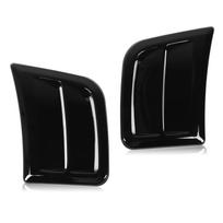 1 Pair Front Bumper Side Air Vent Cover Left Right Enhanced Airflow Stylish Look Air Vent Panel juoda