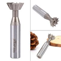 1025mm 45 laipsniai 60 laipsnių Laipsnis HSS Tiesus kotas Uodegos formos griovelio freza Galinė freza CNC antgalis