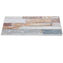 12 vnt PVC plytelių lipdukas vandeniui atsparus lipnus vonios kambarys virtuvės svetainės dekoro grindys white