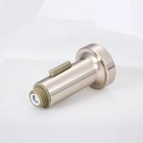 Virtuvės maišytuvas su ištraukiama galvute, 2 funkcijos, su atbuliniu vožtuvu, nuleidžiama galvutė, G1/2 Brushed Nickel sidabras