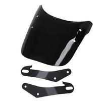 Motociklo priekinis stiklas su tvirtinimo laikikliu Pakeitimas SUZUKI VX 800 SV 650 GS 500E juoda