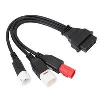 3 viename motociklo OBD diagnostinis kabelis 16 kontaktų į 3 kontaktų 4 kontaktų 6 kontaktų stabilus duomenų perdavimas CB125F