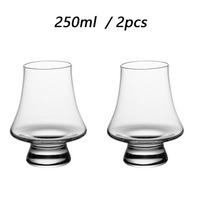 2/4/6pcs Crystal Glass Whiskey Cup Set of 250ml Clear Lead Free Drinking Glasses Scotch Liquor Barware Beer Spirits Wine Glasse 250ml white