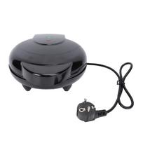Mini spurgų gaminimo aparatas 7 skylutės SUS aliuminio nelipnus elektrinis spurgų gaminimo aparatas namų pusryčiams L(for 6.5-9kg) juoda