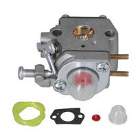 Karbiuratoriaus tarpinė, kuro pompelė, rinkinys tinka TroyBilt TB32EC TB225 TB22EC 25cc 2 taktų krūmapjovei