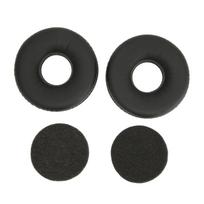 Pakeičiamos ausinės odinės ausų pagalvėlės AKG K121 K121S K141 MK II K142 HD ausinėms Juodos
