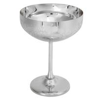 Metalinis šampano taurė 304 nerūdijančio plieno taurė su graviravimu Baro vakarėlio raudonojo vyno taurė Dekoratyvinės taurės Flower Ear Cup Mirror