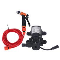 12V Nešiojama aukšto slėgio plovykla 160PSI Elektrinis plovimo siurblio rinkinys su 2 žarnomis automobiliui