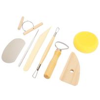 8PCS Art Crafts Pottery Sculpting Set Clay Sculpting Carving Hand Making Modeling Tools