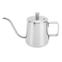 Pour Over kavos virdulys 350ml SUS304 nerūdijančio plieno žąsies kakliuko snapelis Kavos arbatos puodas Drip puodelis L(for 6.5-9kg)