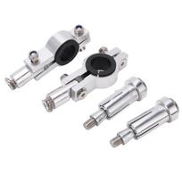 22 mm motociklo vairo tvirtinimo laikiklis, nerūdijantis, tvirtas, universalus, skirtas purviniems motociklams, motokrosui