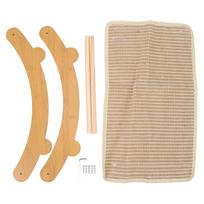 Cat Hammock Chair Scratch Resistant Wooden Cat Rest Lounge Bed Furniture Protector Cat Scratcher M(315 X 180mm / 12.4 X 7.09in)