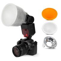 Universalus debesėlio baltumo pralaidus blykstės difuzoriaus dangtelio rinkinys blykstės Speedlite P1