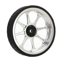 Aliuminio lydinio sulankstomas dviratis „Easy Wheel“ 82 mm išplėstinis guolis „Easy Wheel“, skirtas „Brompton 3sixty“ sulankstymui white