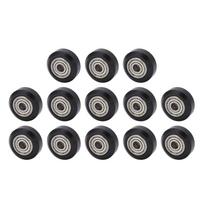 13Pcs 3D Printer Wheel Carbon Steel Bearing POM Pulley Accessory for CNC Machine