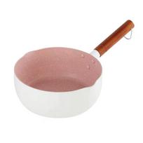 Japoniško stiliaus puodas Nonstick Pienui, makaronams, sriubai, padažui Kūdikių maistui Gaminimo puodas Mėlynas 20cm brown
