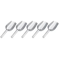 5 x Sweet Scoops Vestuvių Saldainių Bufetas Namų Virtuvė Nerūdijančio Plieno Rinkinys Naujas (5 x Saldi kaušeliai)