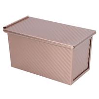 Anglinio plieno kepimo kekso forma, neprideganti, lengvai išimama, duonos skrudinimui, su dangčiu, skirta L(for 6.5-9kg) juoda