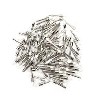 100Pcs Nylon Dental Teeth Polishing Brush Polisher Dental Supply with Storage BoxPointed Head White balta