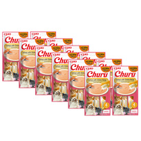 INABA CAT CHURU lašiša su vištiena 48x14g