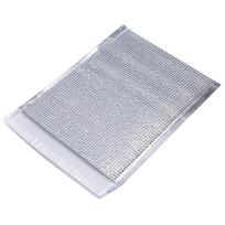 10 vnt. rinkinys Vienkartinis aliuminio folijos izoliuotas maisto laikymo maišelis Terminis šaldytuvas Sidabrinis (35*40 cm)