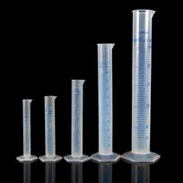 5 vnt./rinkinys Matavimo puodelis Plastikinis matavimo cilindras maistui Matavimo įrankiai Chemijos laboratorijos įrankiai 5pcs a set