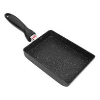 Japanese Tamagoyaki Pan Nonstick Aluminum Alloy Stainless Steel Egg Roll Pan Cookware for Kitchen L(for 6.5-9kg)