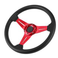 350mm14in Lenktyninio automobilio drifto vairo pakeitimas Universalus modifikuotas priedasRaudonas raudona