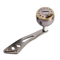Baitcasting Ritės Rankenėlė 32mm1.26in Ergonomiška Metalinė Meškerės Ritės Rankenėlė Baitcasting Sidabrinė